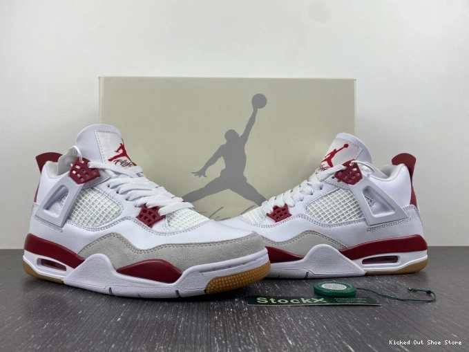 Kick Theory Red Jordan Pine 4 SB DR5415-160 Retro 0824